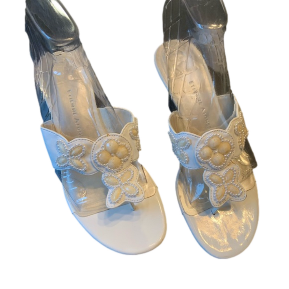 • Etienne Aigner Kyros thong sandals